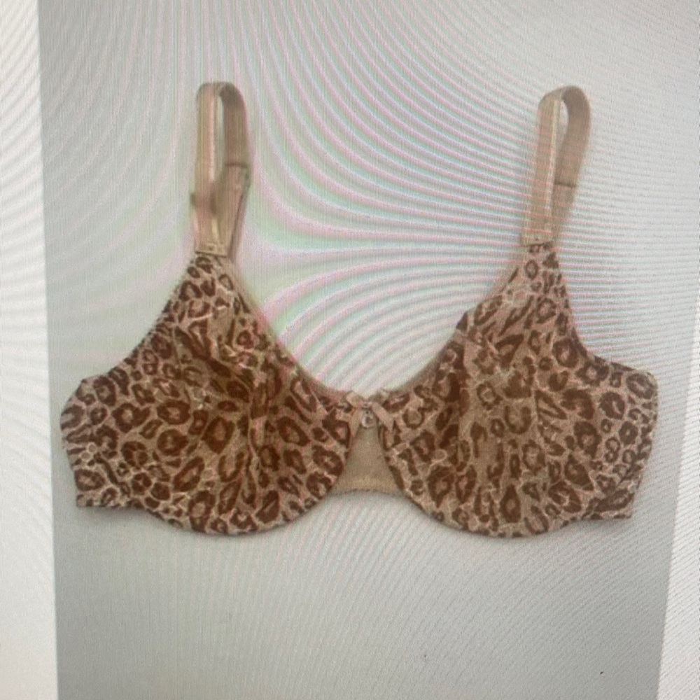 Leopard Print Women's Bra